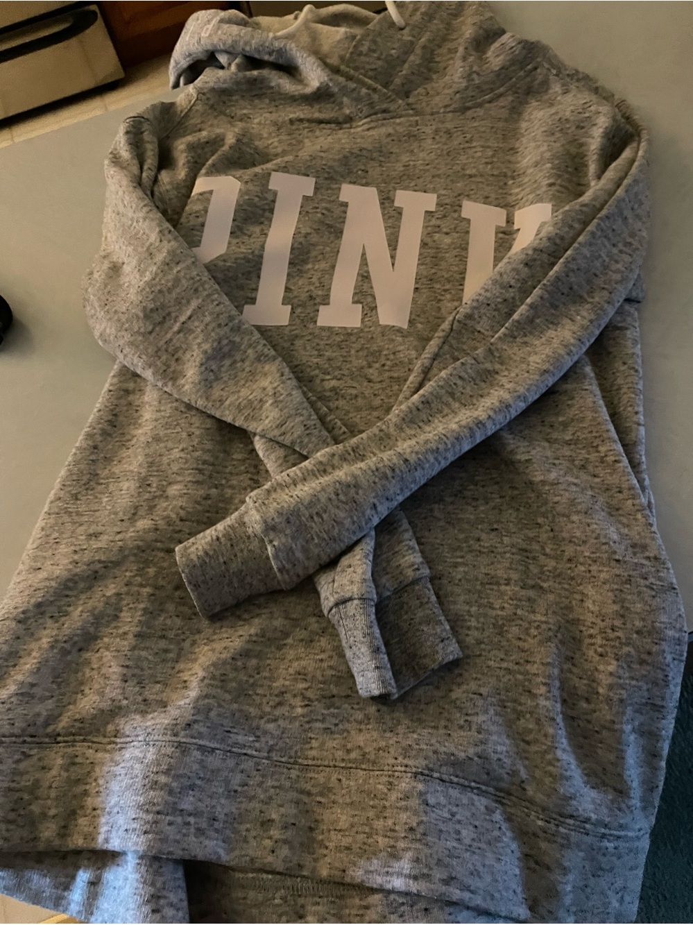 Vintage Vs pink tunic hoodie small